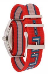 Gucci watches GUCCI G-Timeless 38MM Red/Blue/Pink Dial Nylon Unisex Watch YA1264070