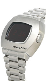 Hamilton watches HAMILTON American Classic PSR QTZ SS Digital Mens Watch H52414130