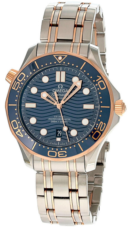 Omega watches OMEGA Seamaster Diver 300 Co-Axial 42MM 18K SS Men's Watch 210.20.42.20.03.002 