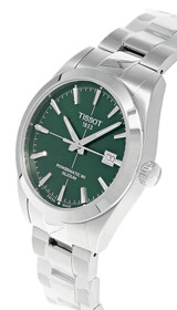 Tissot watches TISSOT Gentleman Powermatic 80 40MM Green Dial Mens Watch T1274071109101