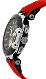 Tissot watches TISSOT T-Race 47.6MM CHRONO Black Dial Red Rubber Watch T1154172705100